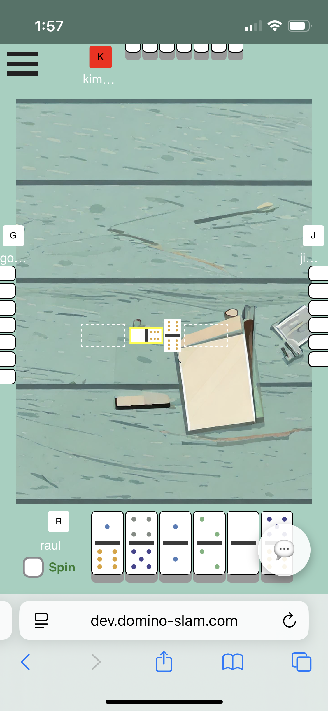 Domino Slam multiplayer